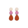 Boucles D'Oreilles Meo Blossom/Poudre/Ecureuil