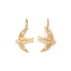 Boucles D'Oreilles Mouss Or
