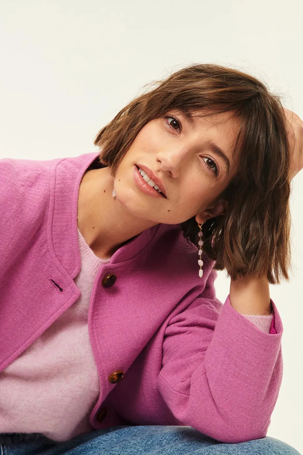 Boucles D'Oreilles Paelo Kunzite