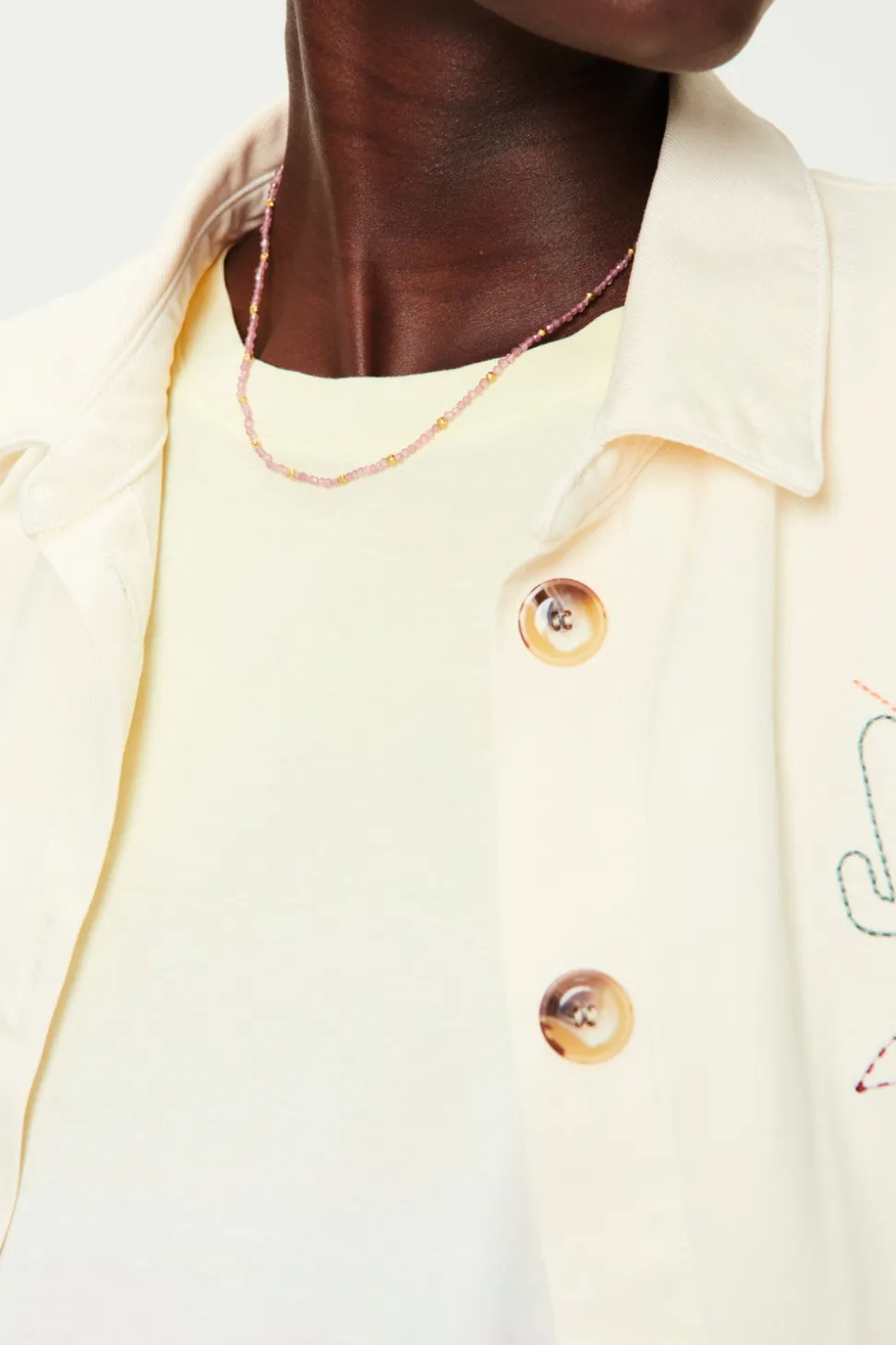 Collier Padma Tourmaline Rose