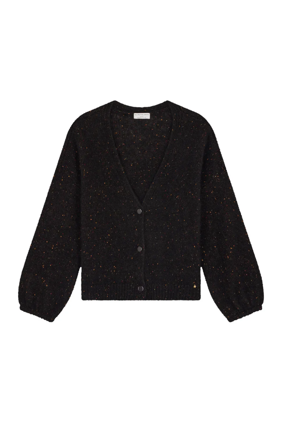 Gilet Celestin Boutonne Noir