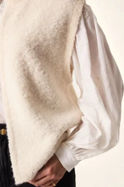 Gilet sans manches Achille Ecru