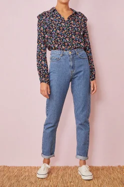 jean louisette bleu delave