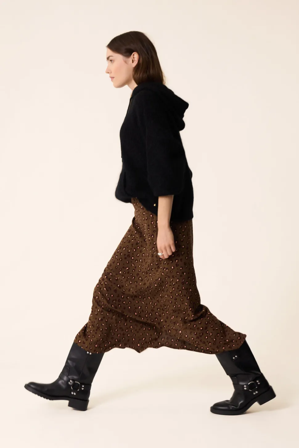 Jupe Solita Leo Kaki