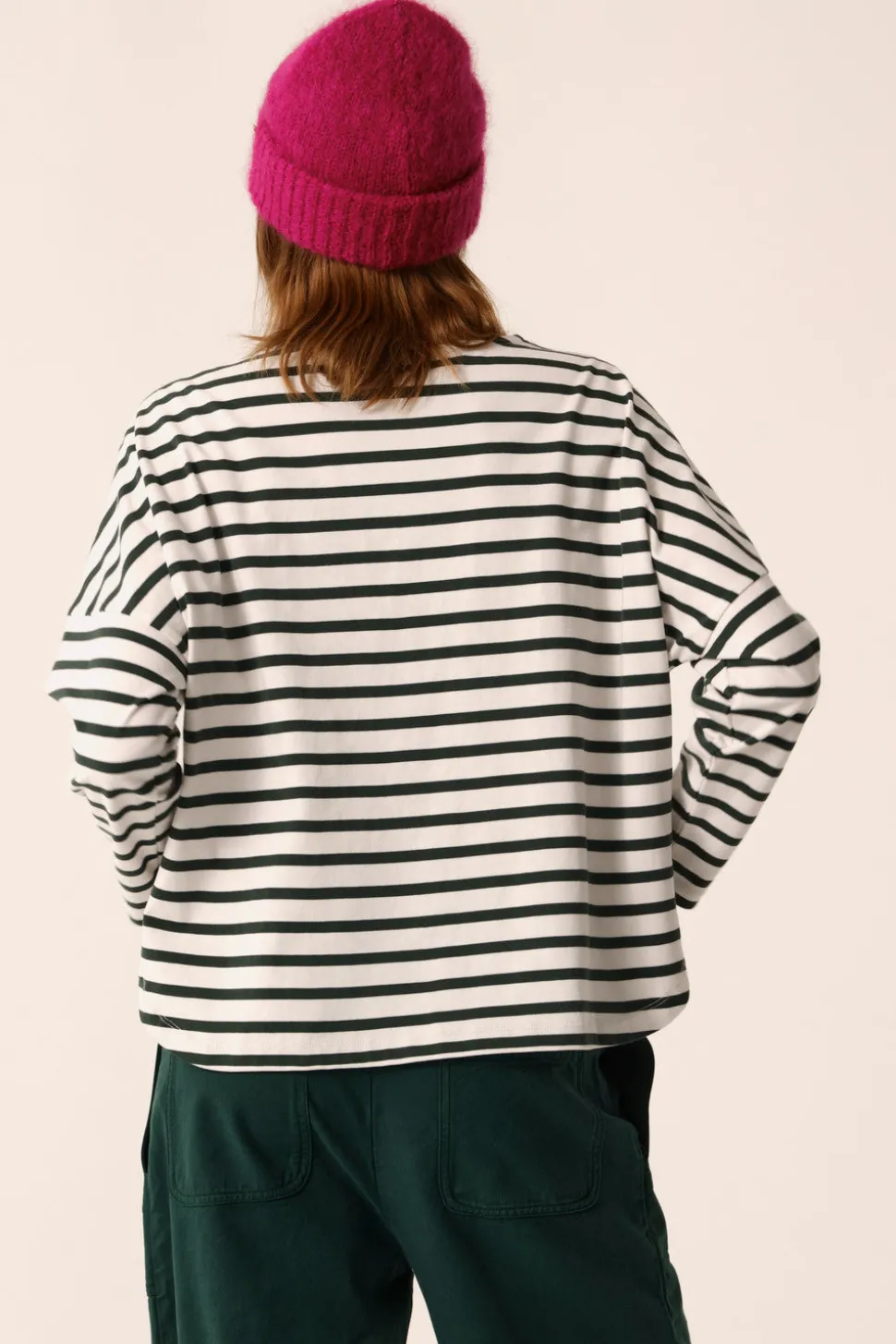 Marinière Filly Ecru/Epicea