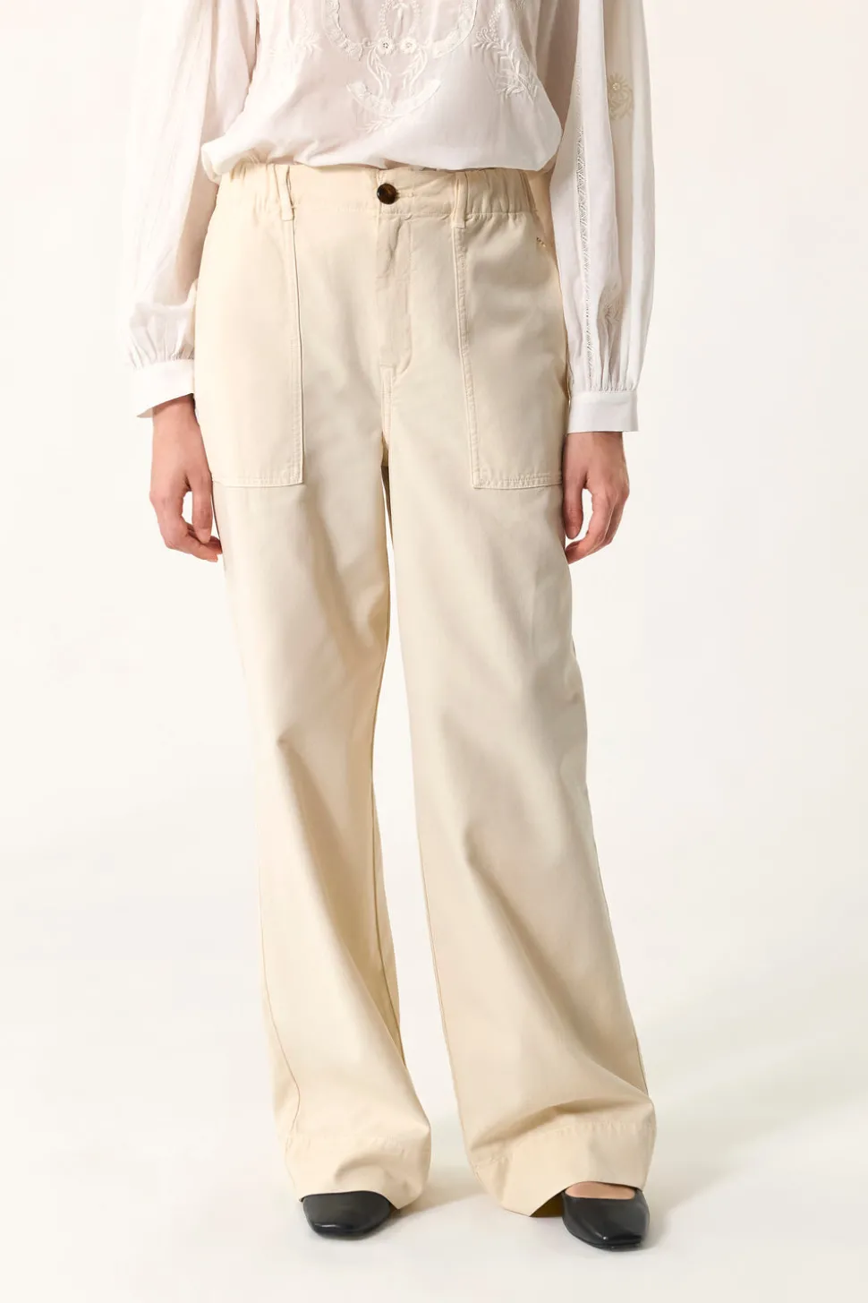 Pantalon Elaia Ecru