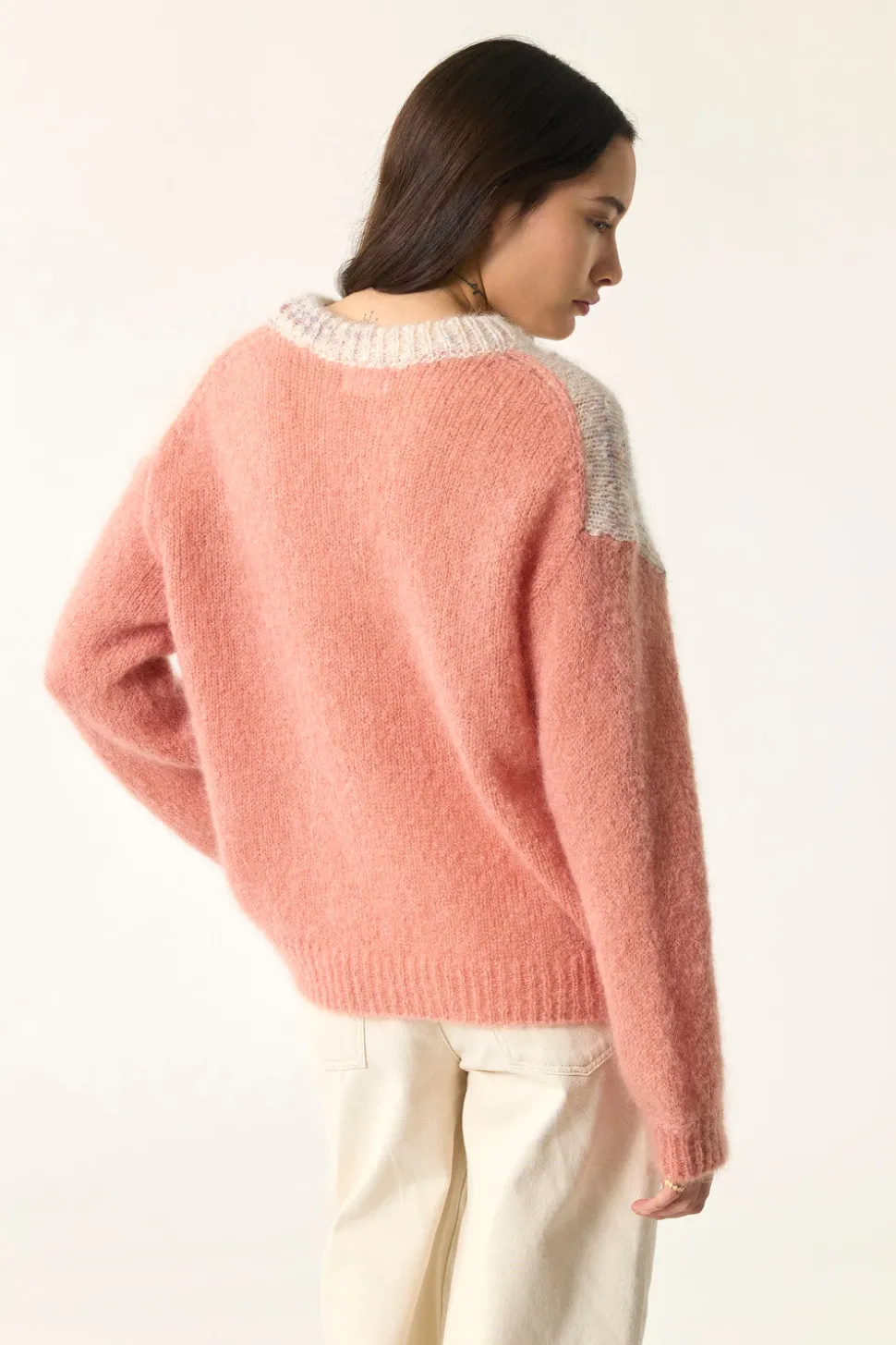 Pull Alison Coing/Brume Ecru