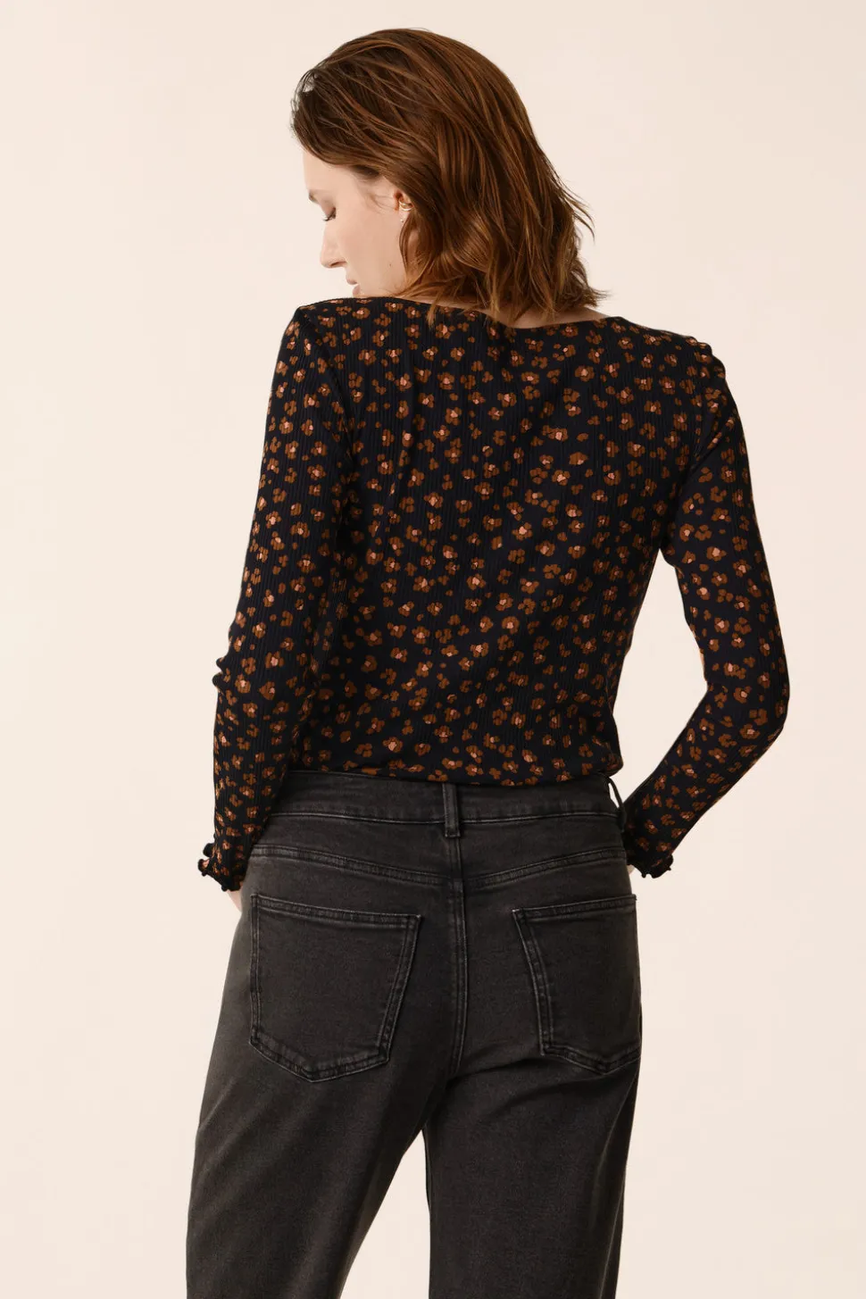 Tee-shirt Hailey Leo Noir