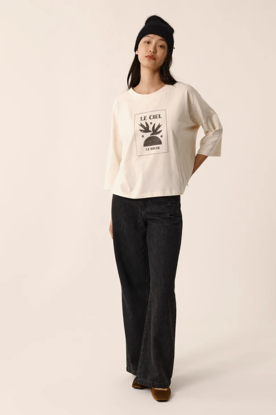 Tee-shirt Janou Creme