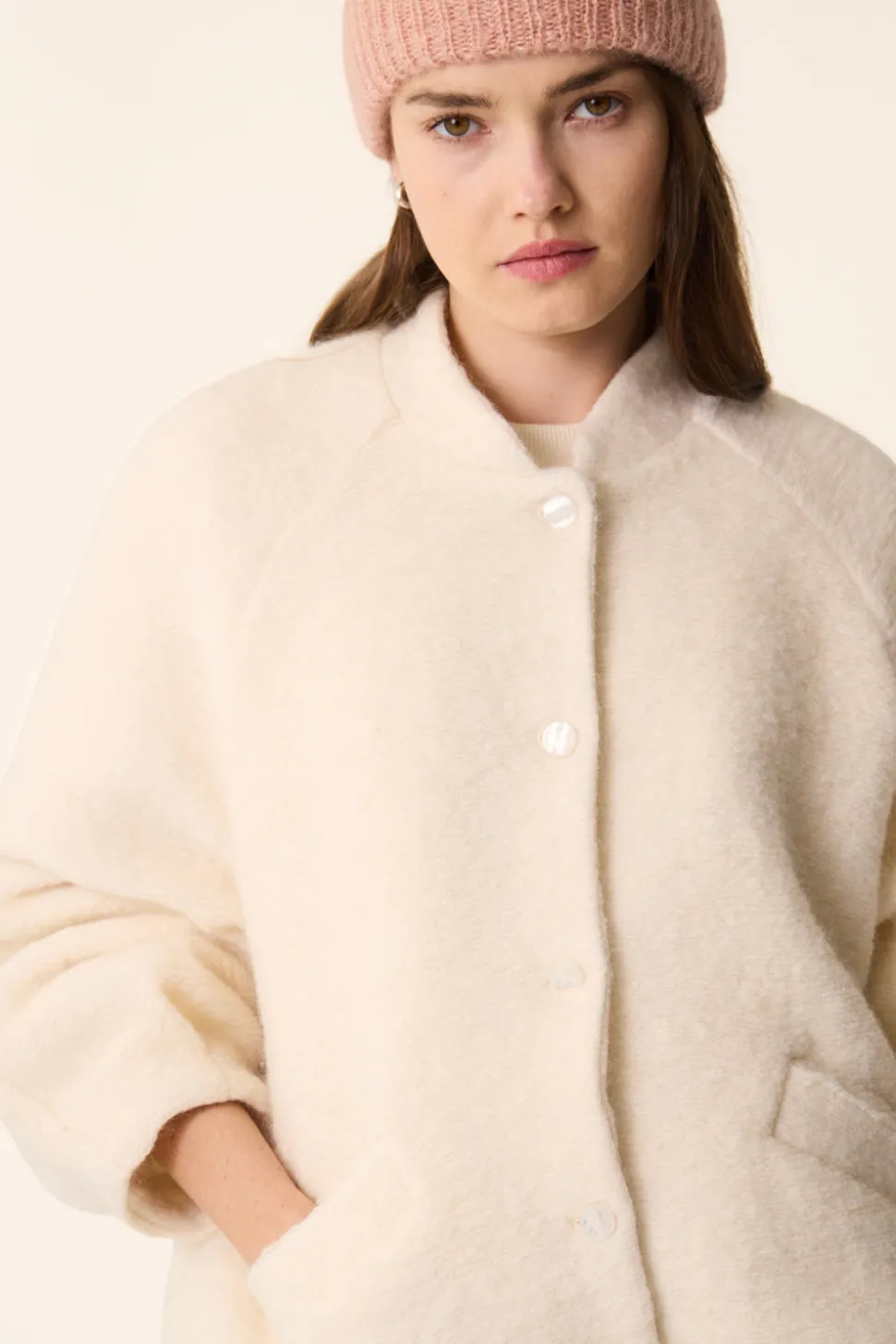 Veste maille Hildou Creme