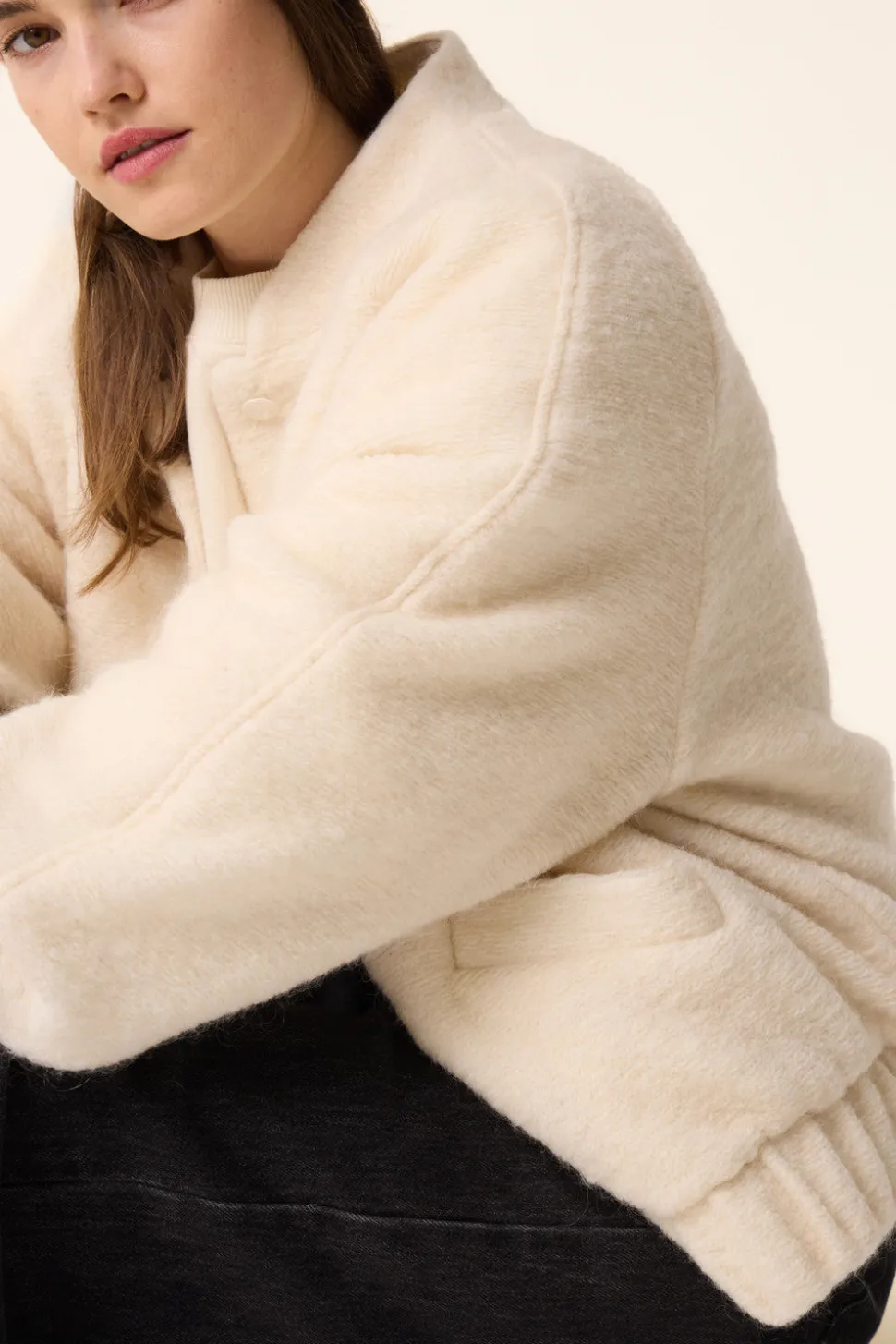 Veste maille Hildou Creme