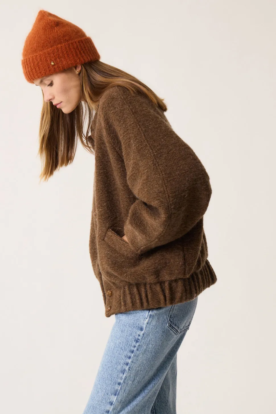 Veste maille Hildou Ours