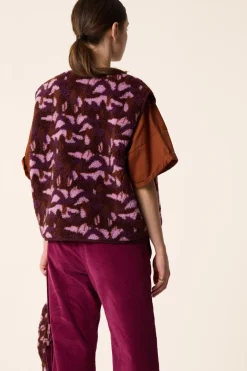 Veste maille sans manches Kadi Manitou Bruyere