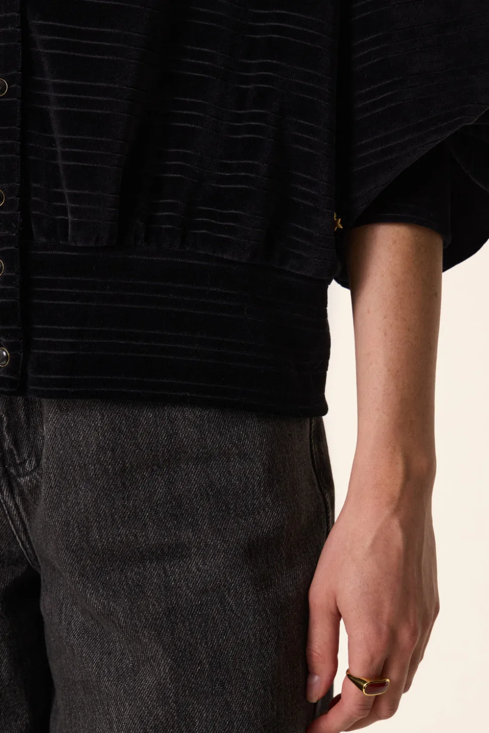 Veste maille Zoraya Noir